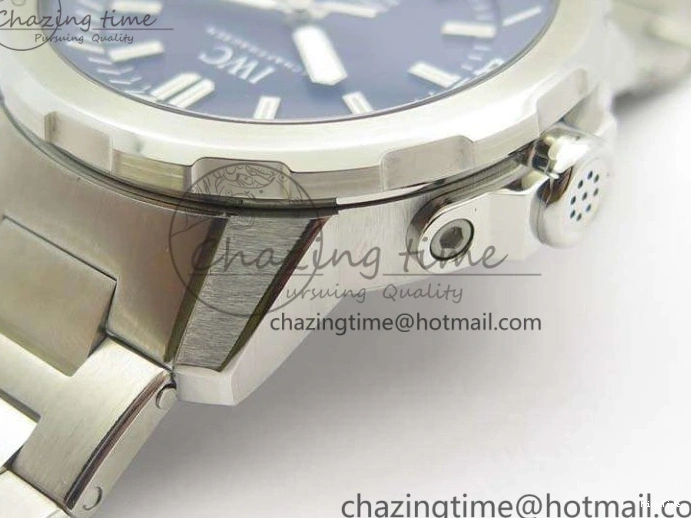 MIROTIME 0104 EasyMatch Aquatimer Automatic IW329004 V6F 1:1 Best Edition Blue Dial On SS Bracelet MIYOTA 7224